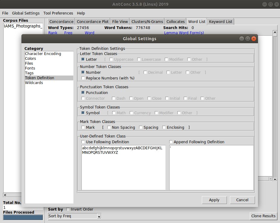 settings-in-antconc-computational-analysis-of-catalogue-data